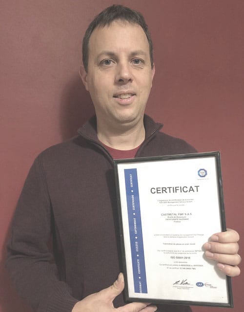 Photo J Bourçois certificat ISO 50001