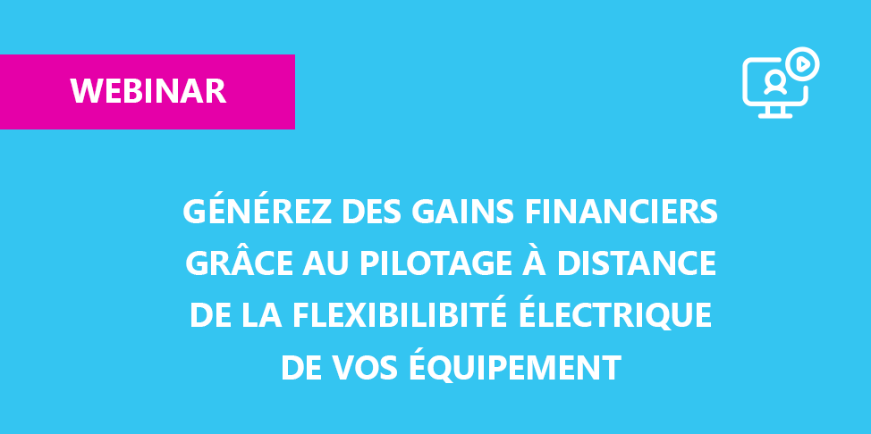 Pilotage à distance de la flexibilité électrique